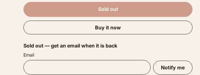product notify me