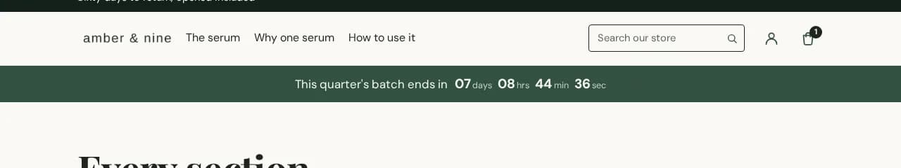 countdown bar