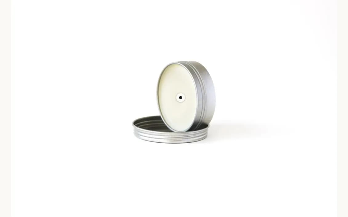 A styled photograph with numbered dots on it, one opened to show that product's price and add-to-cart button